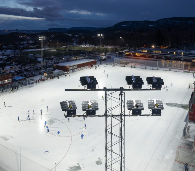 Bærum, Hoslebanen – idrettsbelysning – 20230209-040 Bærum, Hoslebanen - idrettsbelysning - 20230209-040